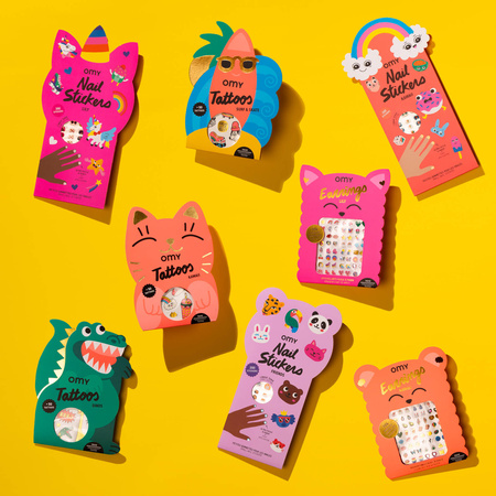 Kolczyki dla dzieci 104 sztuki - LILY OMY