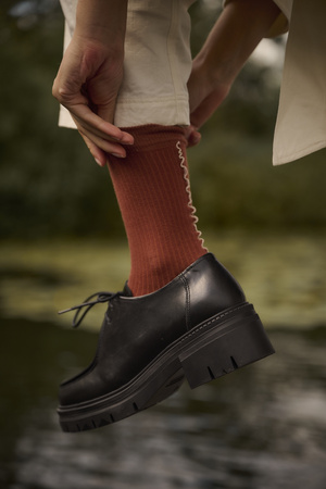 Skarpetki z falbankąrozm. 35-38 Monk&anna