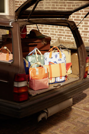 Tornister jane beige + ned blue Sticky Lemon