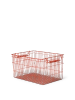Kosz Cala - zestaw 2 sztuk czerwony ferm LIVING