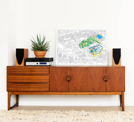 Kolorowanka Football100x70 OMY