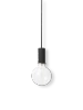 Lampa wisząca Socket Pendant mała czarna ferm LIVING