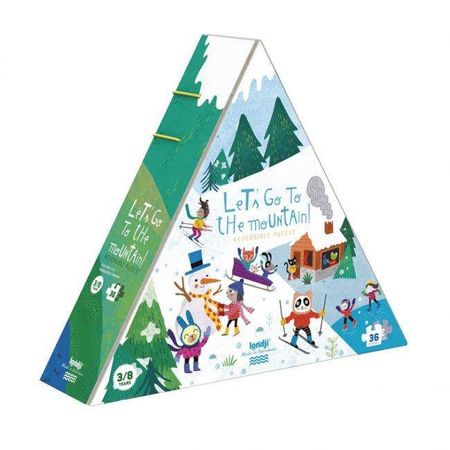 Dwustronne puzzle dla dzieci, Lato i Zima w Górach Londji