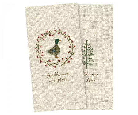 Serwetki papierowe Ambiance de noël duże Maileg