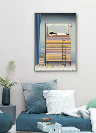 Plakat The Princess and the pea 30x40 ViSSEVASSE