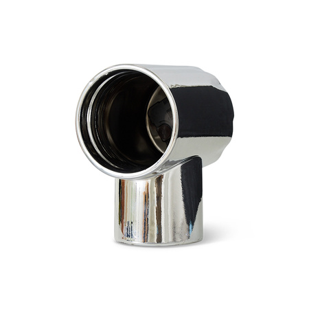 Zegar ceramiczny retro chrom Hk living