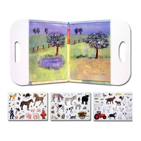 Układanka, gra magnetyczna, Farma Egmont Toys