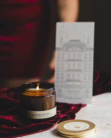 Świeca sojowa Rubinowa Noc 250 ml Jaskółka