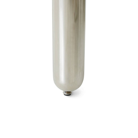 Fotel chromowany Velvet brązowy HK Living