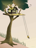 Plakat Tree house ViSSEVASSE