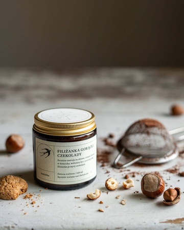 Świeca sojowa Filiżanka Gorącej Czekolady Jaskółka