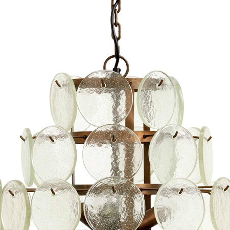 Lampa wisząca szklane monety Nordal