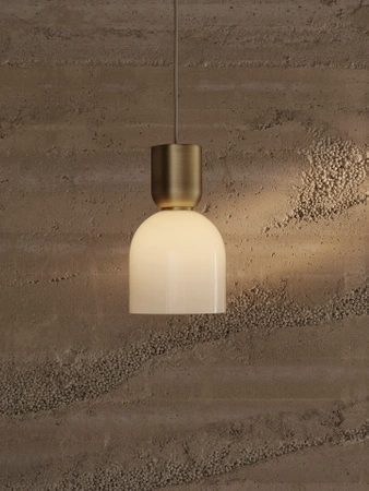 Lampa wisząca Socket Pendant Bell brass ferm LIVING