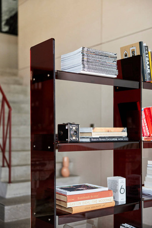 Regał akrylowy brązowy HK Living