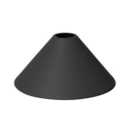 Abażur stożek czarny ferm LIVING