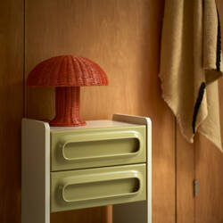 Szafka nocna Space zielony/kremowa HK Living