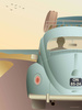 Plakat VW Beetle 30x40 ViSSEVASSE