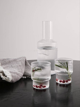 Szklanki RIPPLE - zestaw 4 szt - ferm LIVING