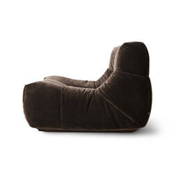 Fotel wypoczynkowy Lazy ROYAL VELVET ESPRESSO HK Living