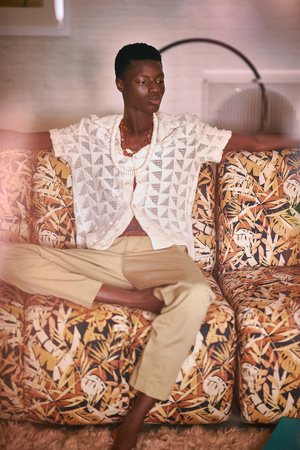 Element sofy wave, środkowy mały, wysoki podłokietnik, hollywood Hk living