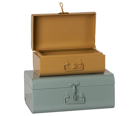 Walizka zestaw blue/ocher Maileg