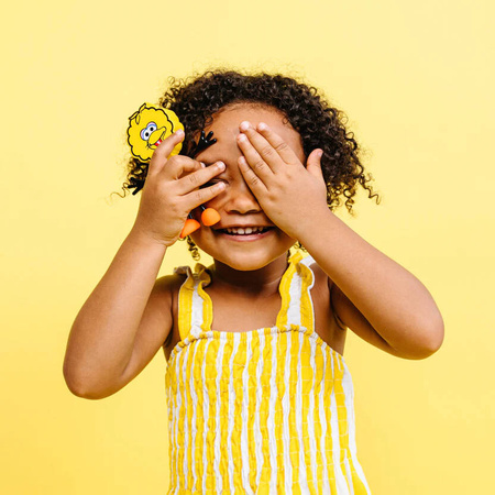 Glo Pals, Postać do kąpieli Wielki Ptak - zestaw z dwiema kostkami sensorycznymi świecącymi w wodzie