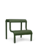 Stołek Up Step zielone ferm LIVING