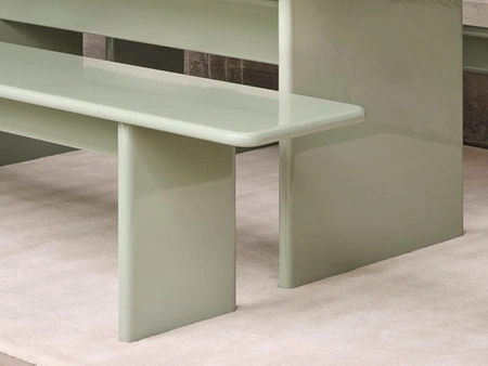 Ławka Rink zielona ferm LIVING