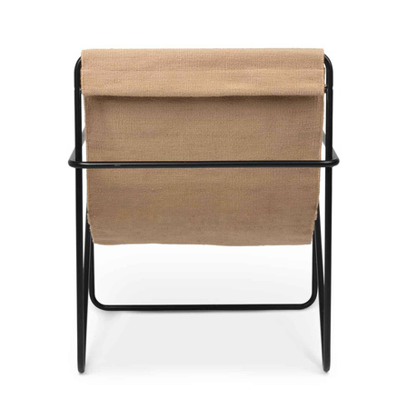 Krzesło Desert czarna rama cashmere ferm LIVING