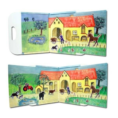 Układanka, gra magnetyczna, Farma Egmont Toys