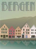 Plakat Bergen 30x40 ViSSEVASSE