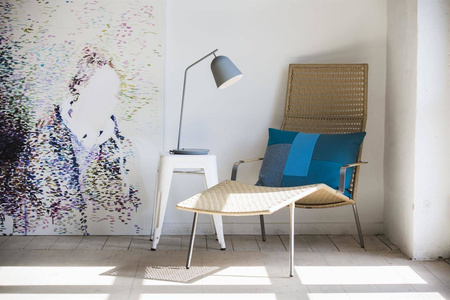 Lampa stołowa Cache szara Le Klint