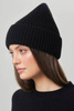 Czapka Robin z wełny czarna Peniche