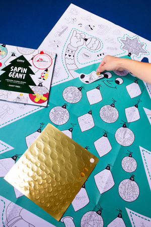 Kolorowanka 100x70 CHRISTMAS TREE OMY