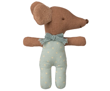 Myszka Sleepy Wakey Baby w pudełku zapałek Blue Maileg