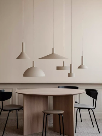 Lampa wisząca abażur Hoop Shade kaszmirowa ferm LIVING