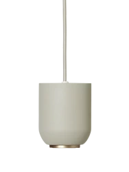 Lampa wisząca Socket Pendant Bell szara ferm LIVING