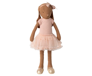 Króliczek Czekoladowy brąz - Strój baletowy i spódnica różowa Maileg