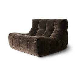 Fotel wypoczynkowy Lazy ROYAL VELVET ESPRESSO HK Living