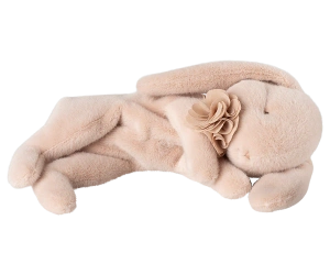 Pluszowy śpiący króliczek, mały - pudrowy Maileg