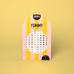 NAKLEJKI NA PAZNOKCIE YUMMY - 120 SZTUK OMY