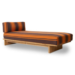 Leżanka outdoor teak retro  Hk living
