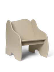 Fotel Slope kaszmirowy ferm LIVING