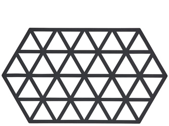 Podkładka pod naczynia Hexagon 24 cm czarna ZONE DENMARK