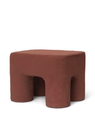 Stołek Podo czerwony ferm LIVING