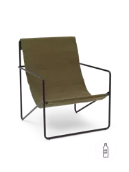 Krzesło Desert Black/Olive ferm LIVING