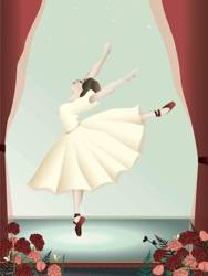 Plakat Ballerina ViSSEVASSE