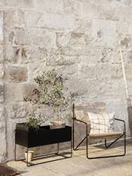 Pojemnik Plant Box czarny duży ferm LIVING