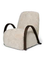 Fotel Buur Nordic Bouclé ferm LIVING