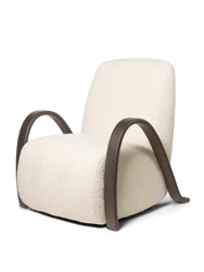 Fotel Buur Nordic Bouclé ferm LIVING